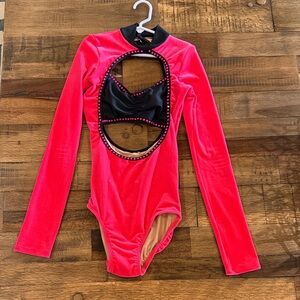 Coral Dance Costume with Black Accents - AS